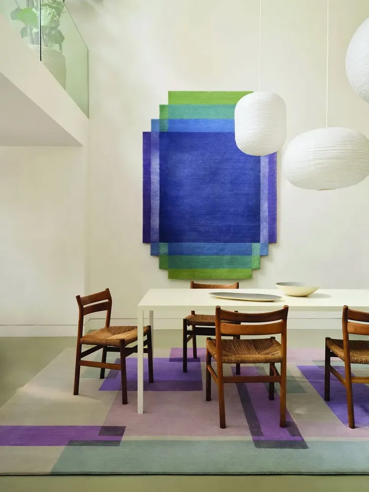 Tapis design - Square Cuts & Suspense / Collection LIGHTPLAY - DEIRDRE DYSON