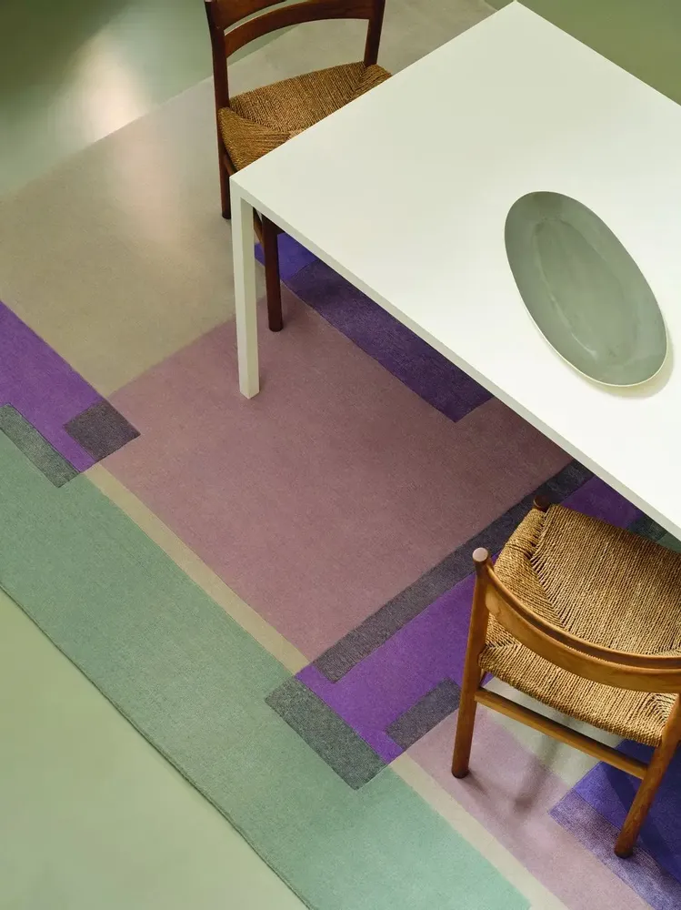 Tapis design - Square Cuts & Suspense / Collection LIGHTPLAY - DEIRDRE DYSON