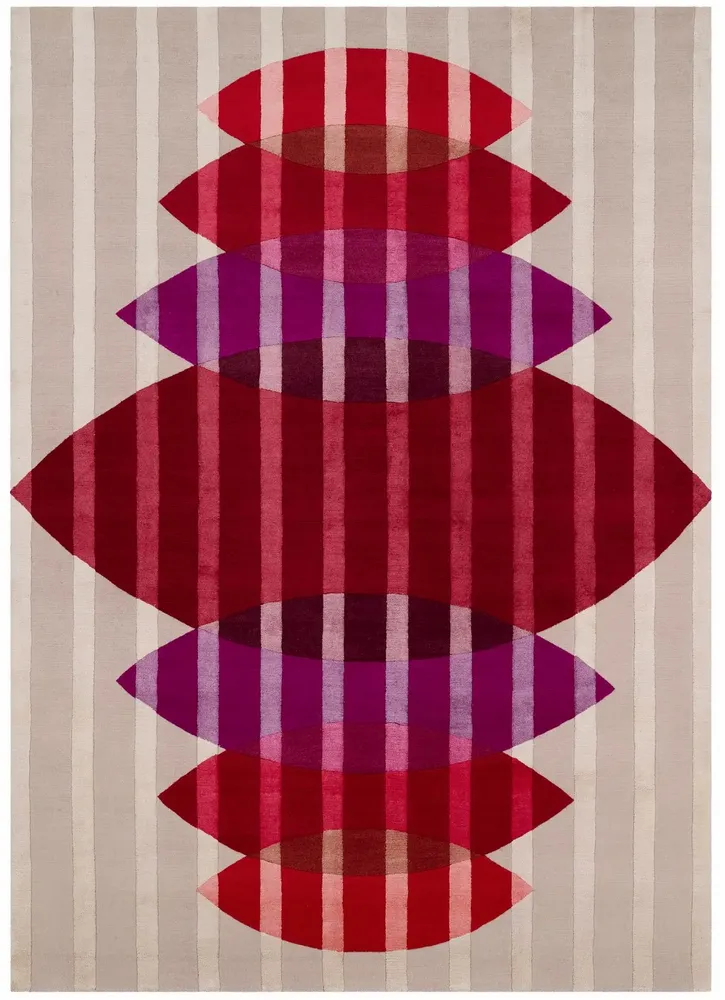 Tapis contemporains - Les Rouges / Collection LIGHTPLAY - DEIRDRE DYSON