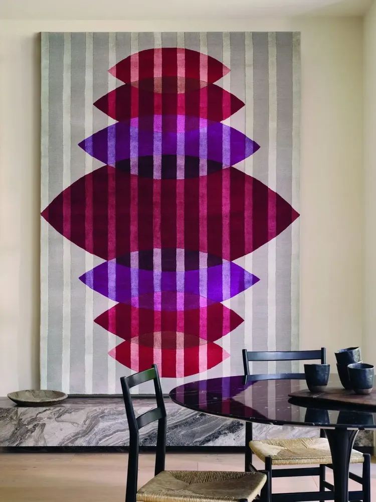 Tapis contemporains - Les Rouges / Collection LIGHTPLAY - DEIRDRE DYSON