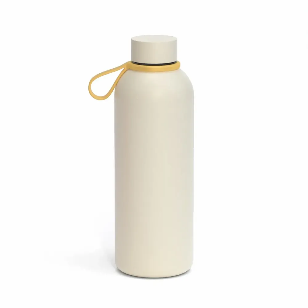 Carafes - Insulated Reusable Bottle 500ml - Ivory - EKOBO