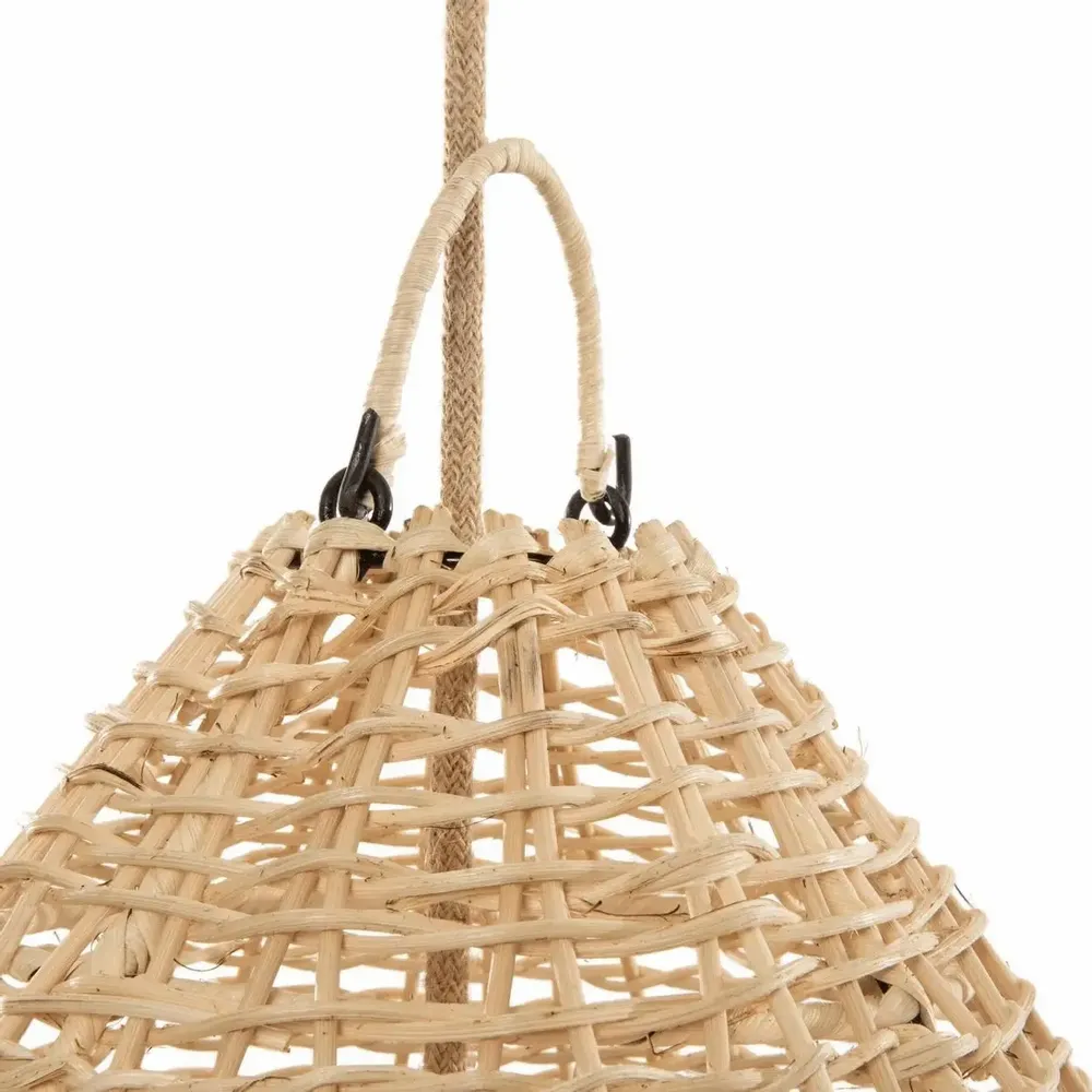 Hanging lights - The Elba Pendant - Natural - L - BAZAR BIZAR LIVING
