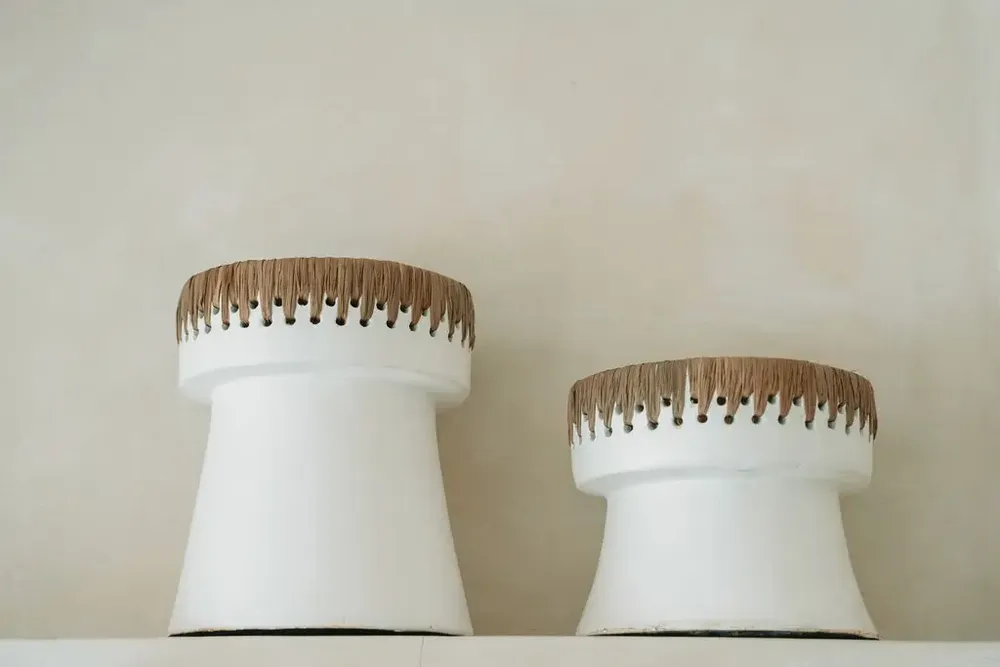 Bougeoirs et photophores  - Le Bougeoir Pretty - Blanc Naturel - S - BAZAR BIZAR LIVING