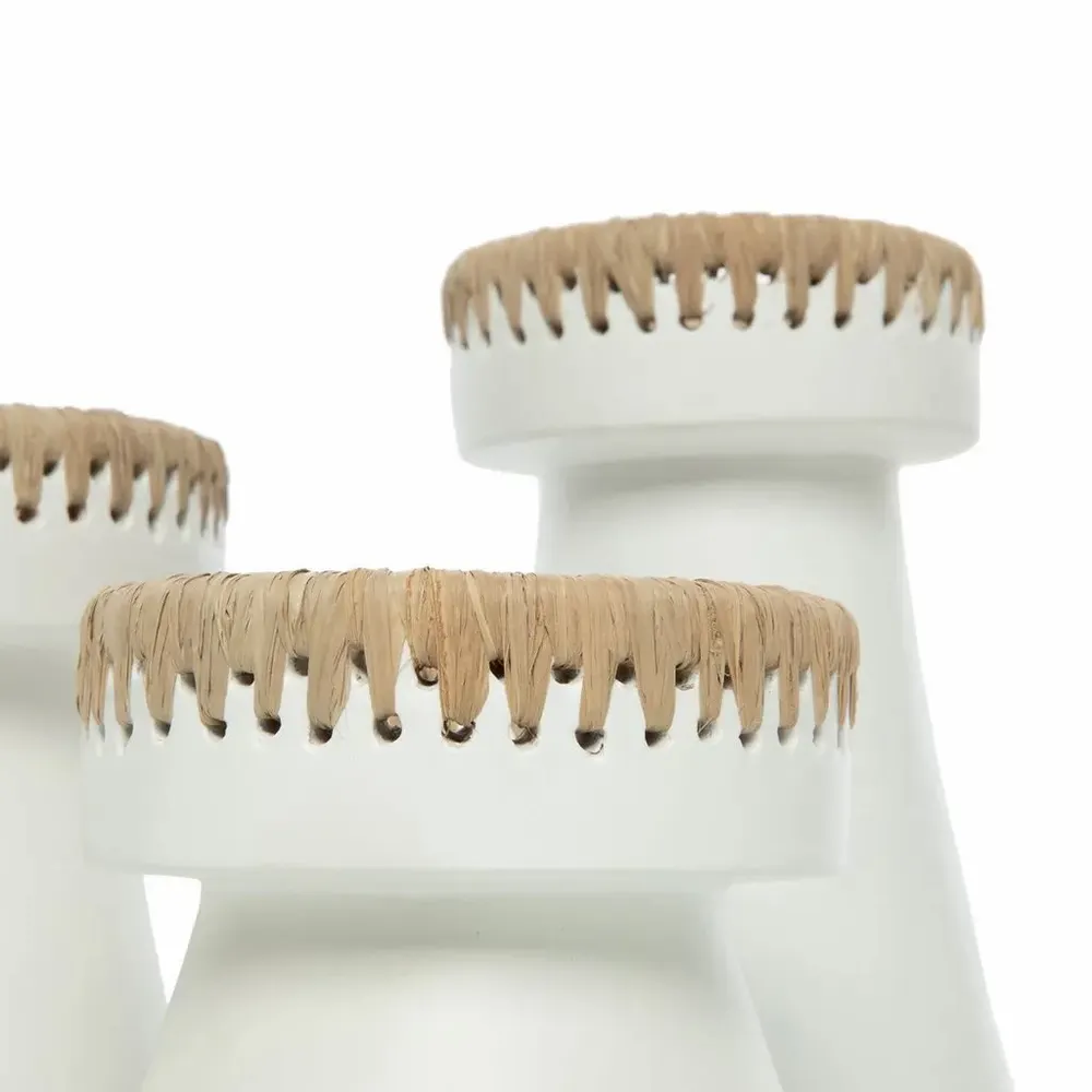 Bougeoirs et photophores  - Le Bougeoir Pretty - Blanc Naturel - S - BAZAR BIZAR LIVING