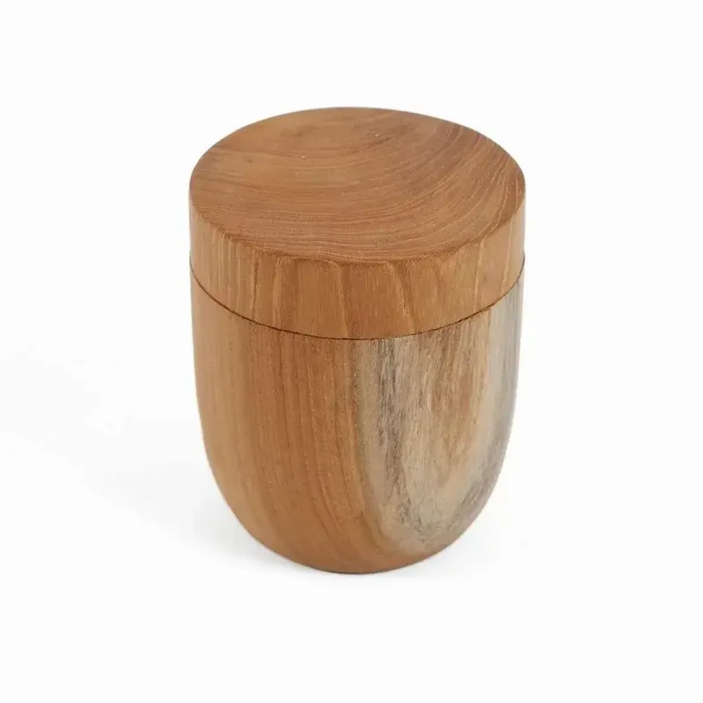 Ustensiles de cuisine - La Jarre en Teck Basse - M - BAZAR BIZAR LIVING