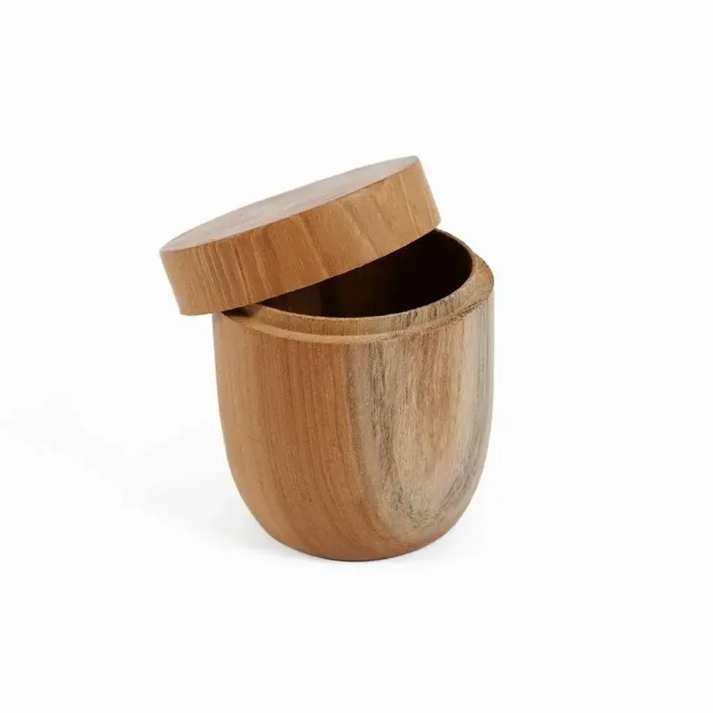 Ustensiles de cuisine - La Jarre en Teck Basse - M - BAZAR BIZAR LIVING