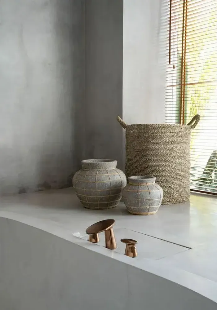 Vases - The Belly Vase - Concrete Natural - S - BAZAR BIZAR LIVING