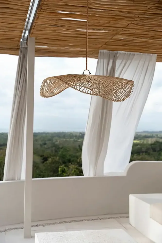 Hanging lights - The Chapeau Pendant - Natural - L - BAZAR BIZAR LIVING