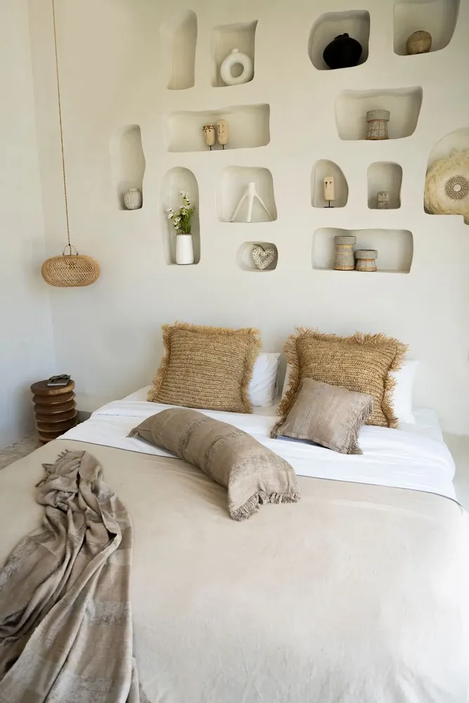 Coussins - La Housse De Coussin Raffia Carré - Naturel - 60x60 - BAZAR BIZAR LIVING