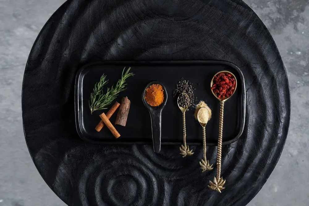 Platter and bowls - The Burned Tapas Plate - BAZAR BIZAR LIVING