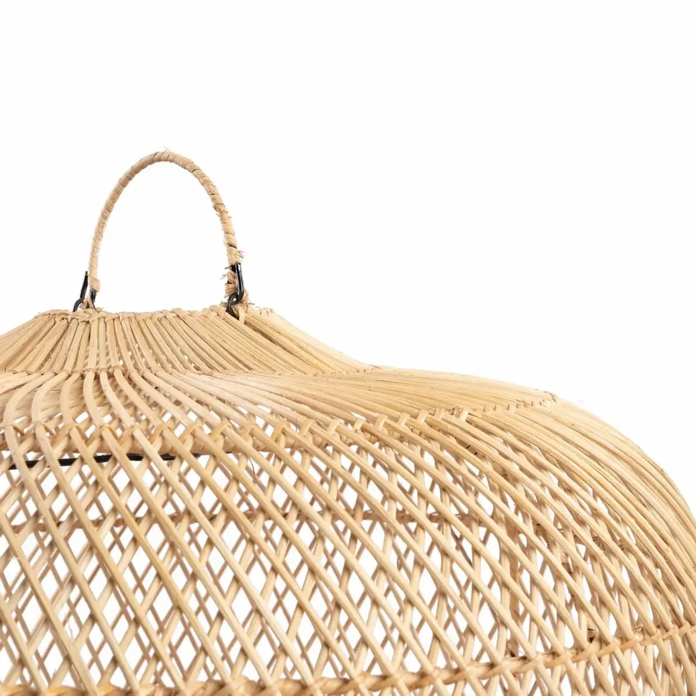 Floor lamps - The Batu Bolong Pendant - Natural - L - BAZAR BIZAR LIVING