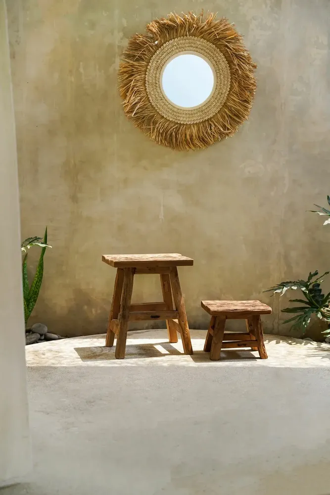 Tabourets - Le Tabouret Yoke - Naturel - S - BAZAR BIZAR LIVING