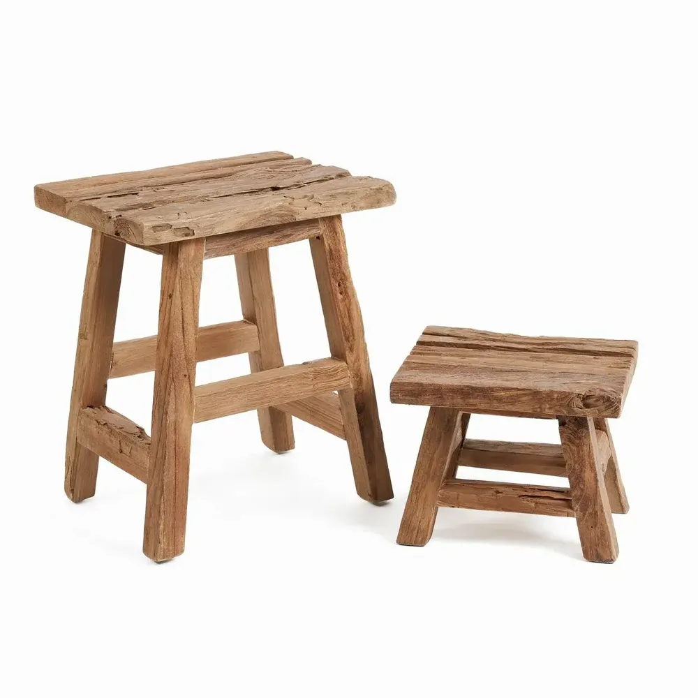 Tabourets - Le Tabouret Yoke - Naturel - S - BAZAR BIZAR LIVING