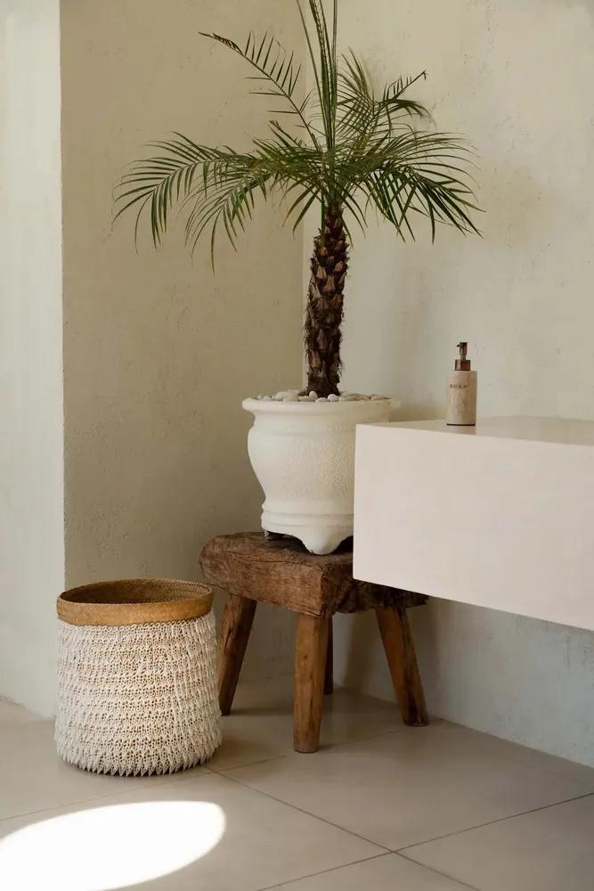 Coffrets et boîtes - La Panier Pandan #2 - Blanc Natural - BAZAR BIZAR LIVING