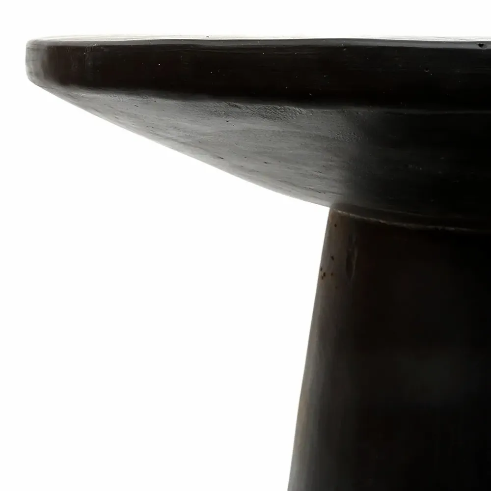 Autres tables  - La Table D'appoint Timber Conic - Noir - 50 - BAZAR BIZAR LIVING