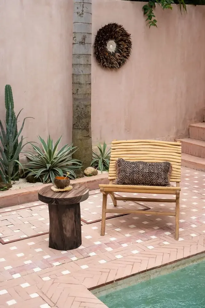 Coffee tables - The Inti Side Table - Natural - BAZAR BIZAR LIVING