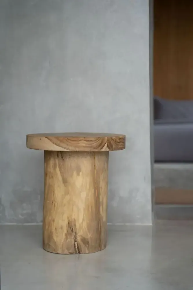 Coffee tables - The Inti Side Table - Natural - BAZAR BIZAR LIVING