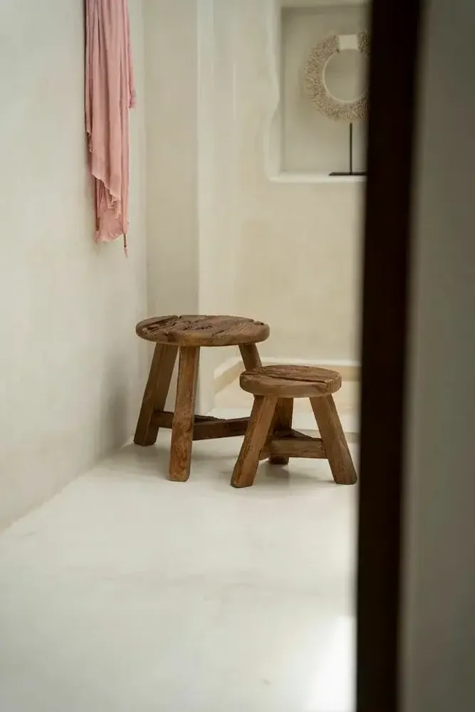 Tabourets - Le Tabouret Yatai - Naturel - S - BAZAR BIZAR LIVING