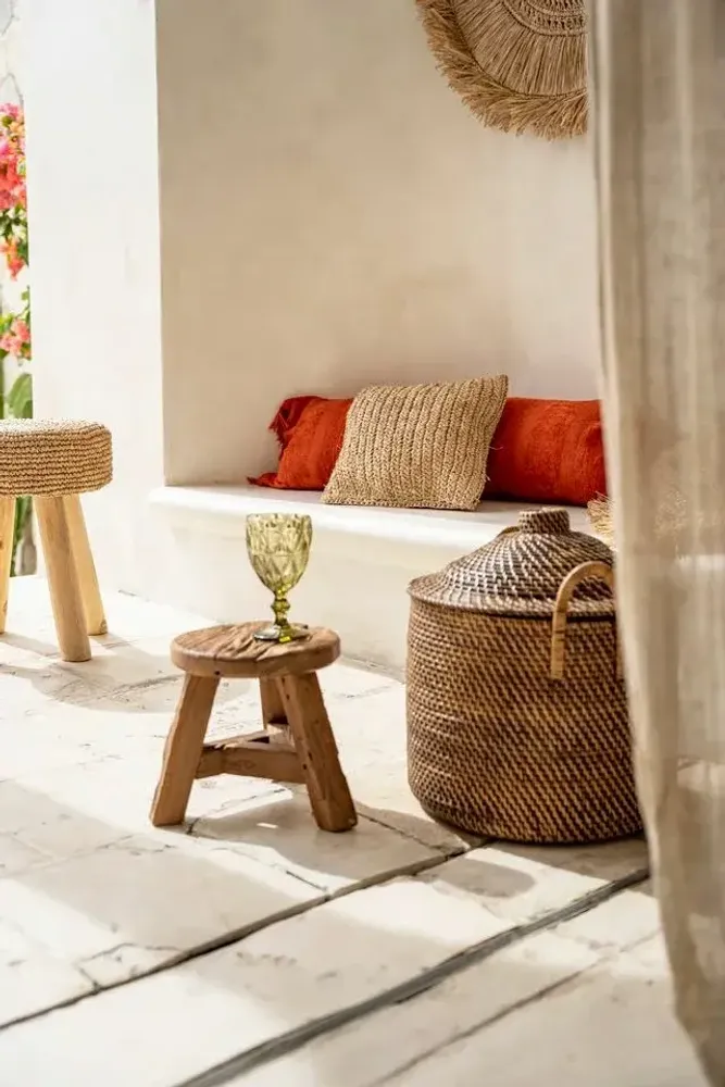 Tabourets - Le Tabouret Yatai - Naturel - S - BAZAR BIZAR LIVING