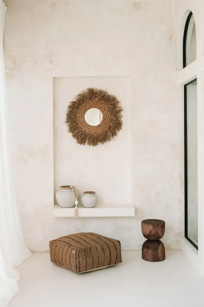 Stools - The Azure Stool - Natural - BAZAR BIZAR LIVING