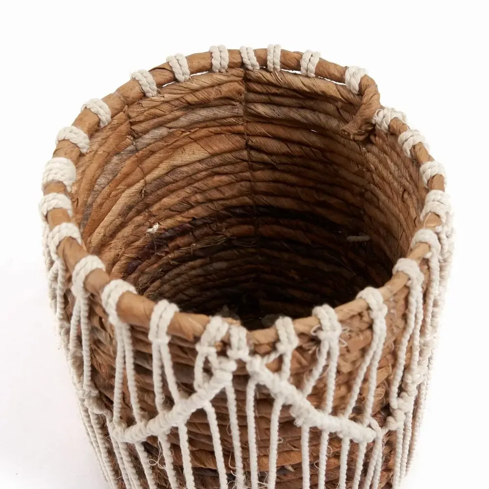 Corbeilles - Le Panier Macra-mazing - Naturel Blanc - S - BAZAR BIZAR LIVING