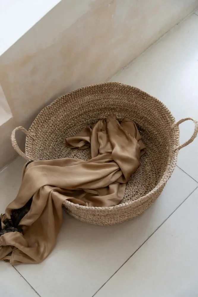 Caskets and boxes - The Raffia Basket Trays - Natural - L - BAZAR BIZAR LIVING