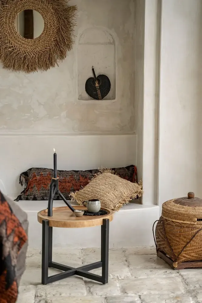 Candlesticks and candle holders - The Triple Twig Candle Holder - Black - BAZAR BIZAR LIVING