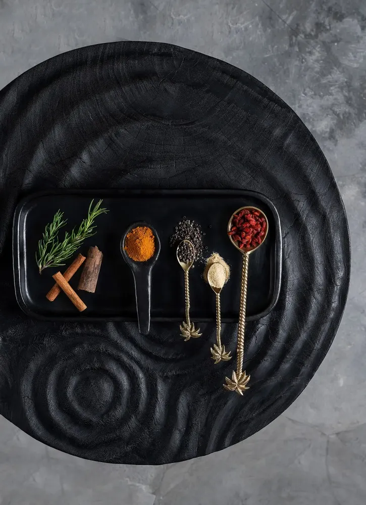 Ménagères - La Cuillère à Salade Palmier - Or - BAZAR BIZAR LIVING