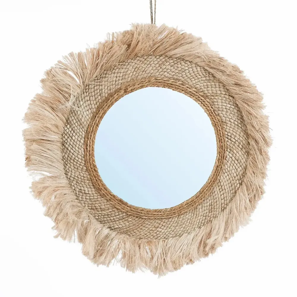 Mirrors - The Capri Mirror - Natural - L - BAZAR BIZAR LIVING