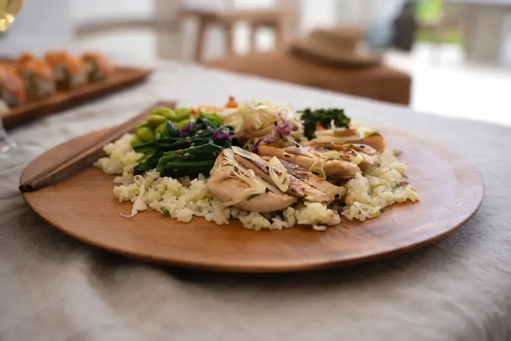 Platter and bowls - The Teak Root Round Plate - M - BAZAR BIZAR LIVING