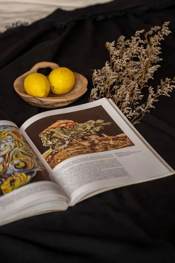 Linge de table textile - La Nappe en Lin - Noir - 150x200 - BAZAR BIZAR LIVING