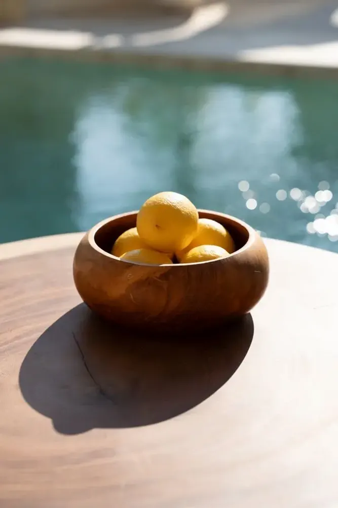 Bowls - The Teak Root Fruit Bowl - BAZAR BIZAR LIVING
