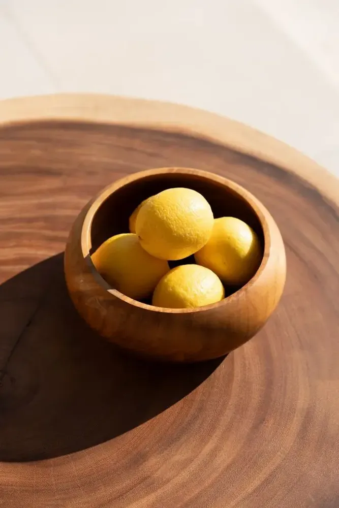 Bowls - The Teak Root Fruit Bowl - BAZAR BIZAR LIVING