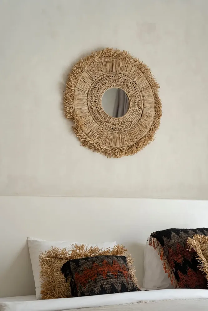 Mirrors - The Yuki Mirror - Natural - L - BAZAR BIZAR LIVING