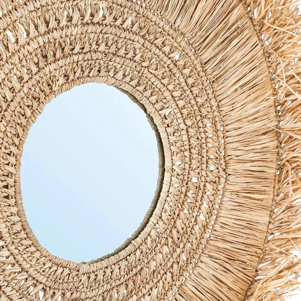 Mirrors - The Yuki Mirror - Natural - L - BAZAR BIZAR LIVING