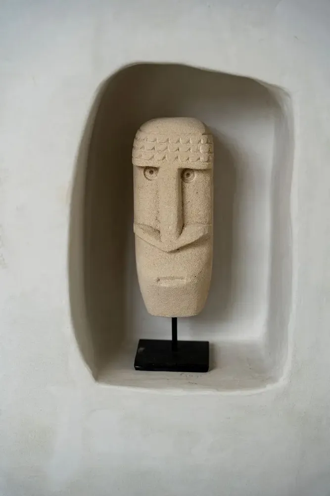 Sculptures, statuettes and miniatures - The Sumba Stone #21 on Stand - BAZAR BIZAR LIVING