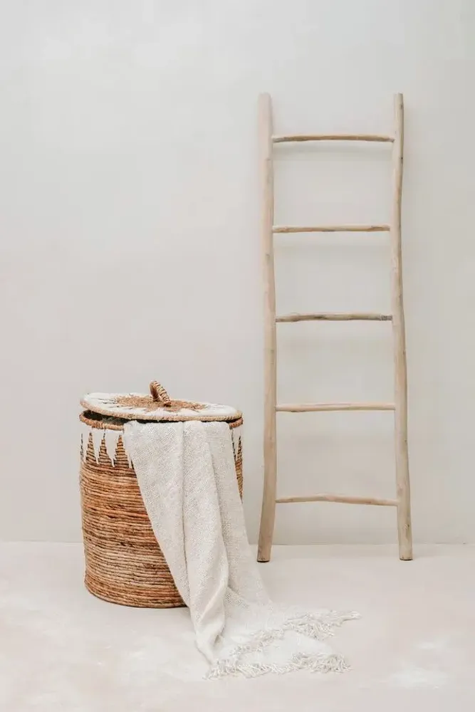 Throw blankets - The s'il vous Plaid - Cream - BAZAR BIZAR LIVING