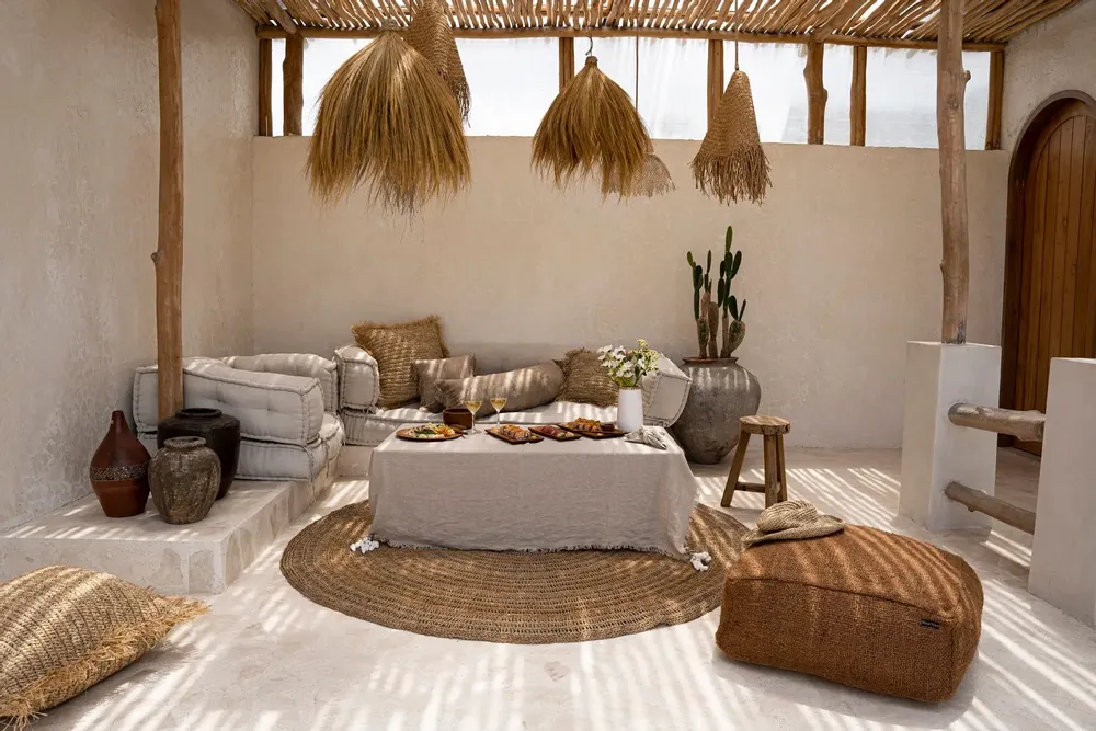 Linge de table textile - La Nappe en Lin - Beige - 150x200 - BAZAR BIZAR LIVING