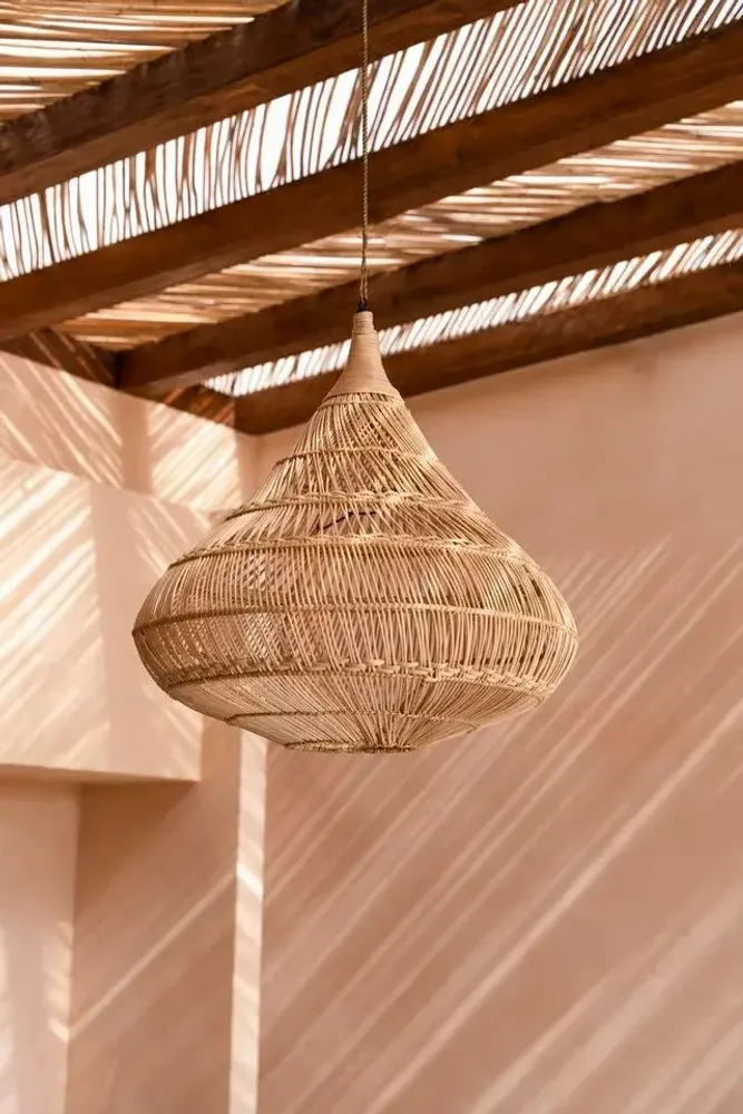 Suspensions - L'Abat-jour Drop - Naturel - M - BAZAR BIZAR LIVING