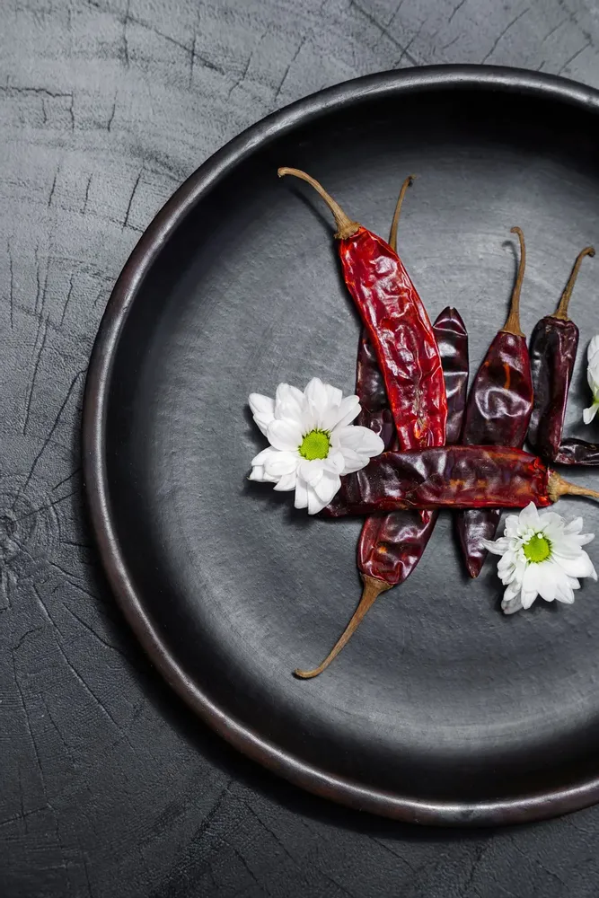 Plats et saladiers - L'Assiette Classique Brûlée - Noir - M - BAZAR BIZAR LIVING