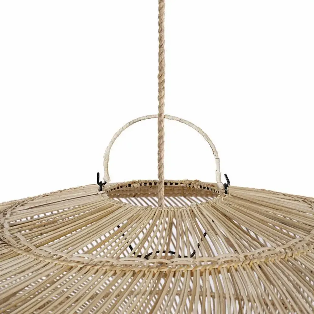 Suspensions - Pendentif Macaron - Naturel - L - BAZAR BIZAR LIVING