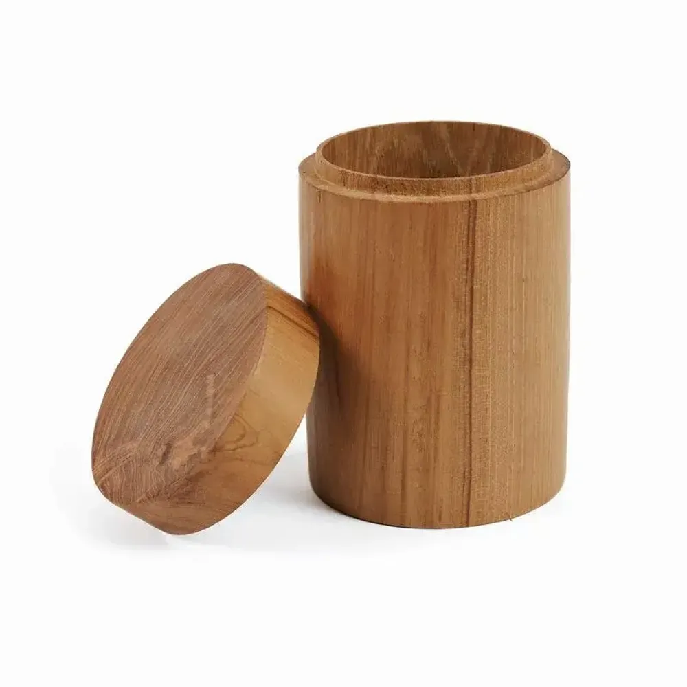 Ustensiles de cuisine - La jarre à racines de teck - M - BAZAR BIZAR LIVING