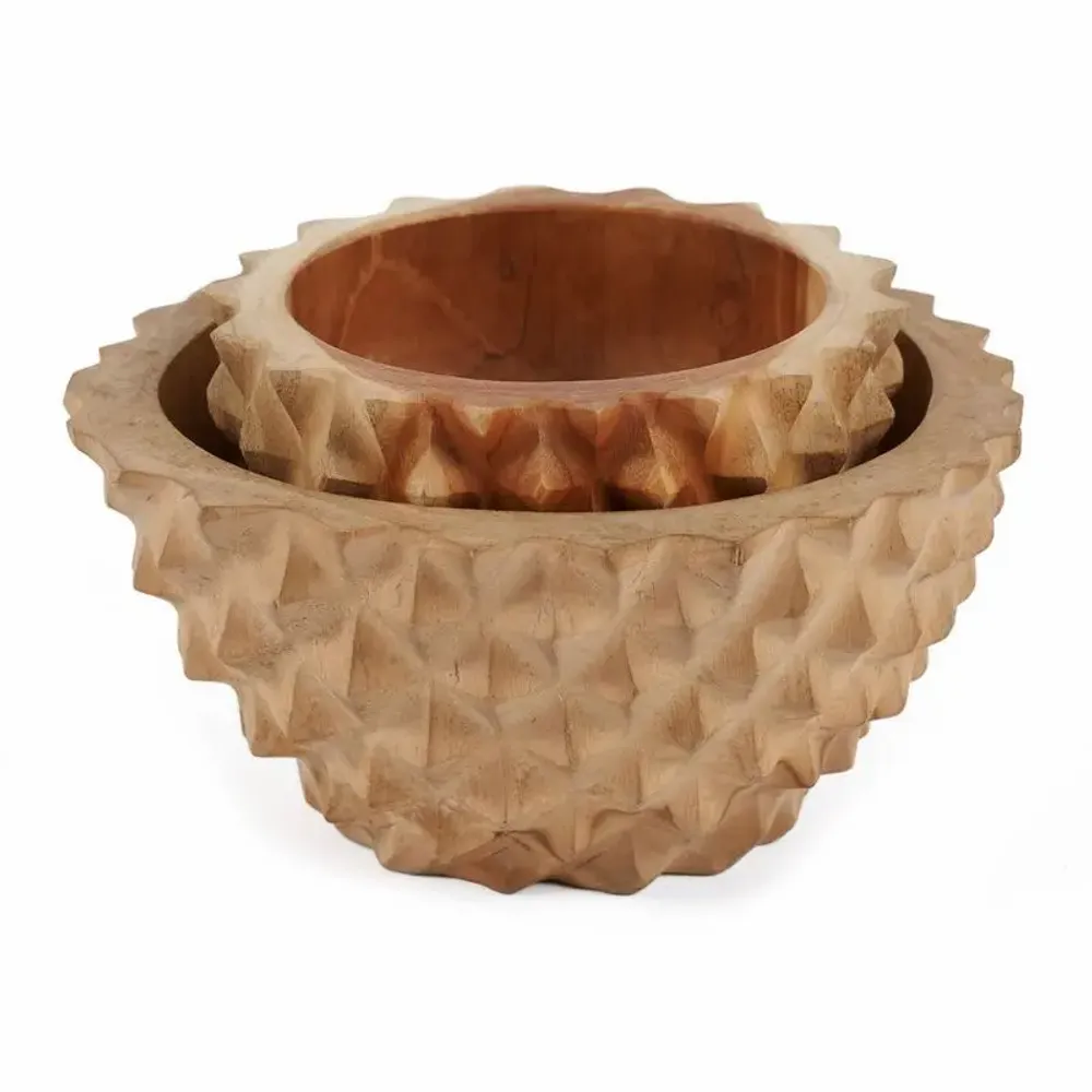 Bowls - The Teak Root Durian Bowl - S - BAZAR BIZAR LIVING