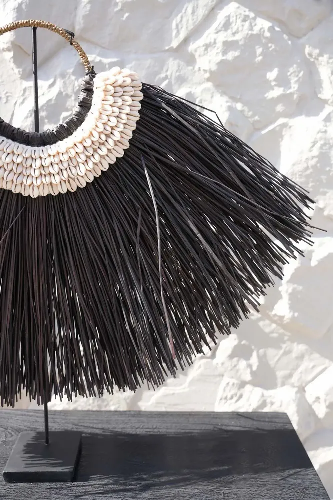 Decorative objects - The Alang Cowrie on Stand - BAZAR BIZAR LIVING