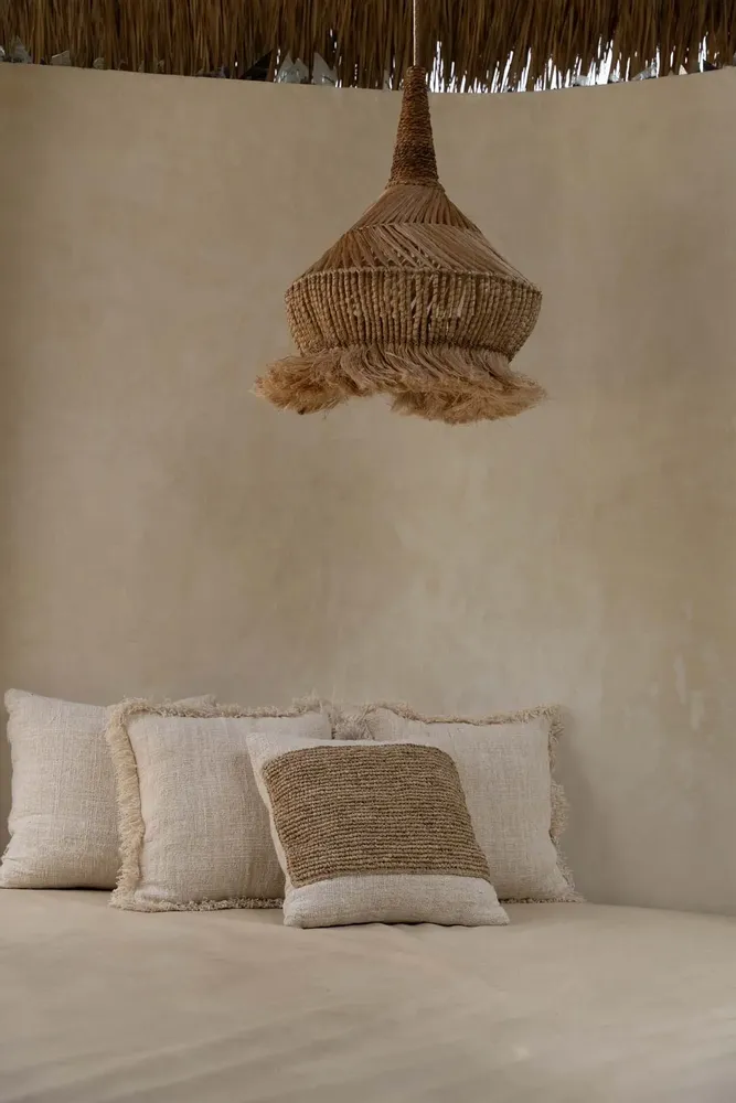 Suspensions - L'Abat-jour Hippy Tipi - Naturel - M - BAZAR BIZAR LIVING