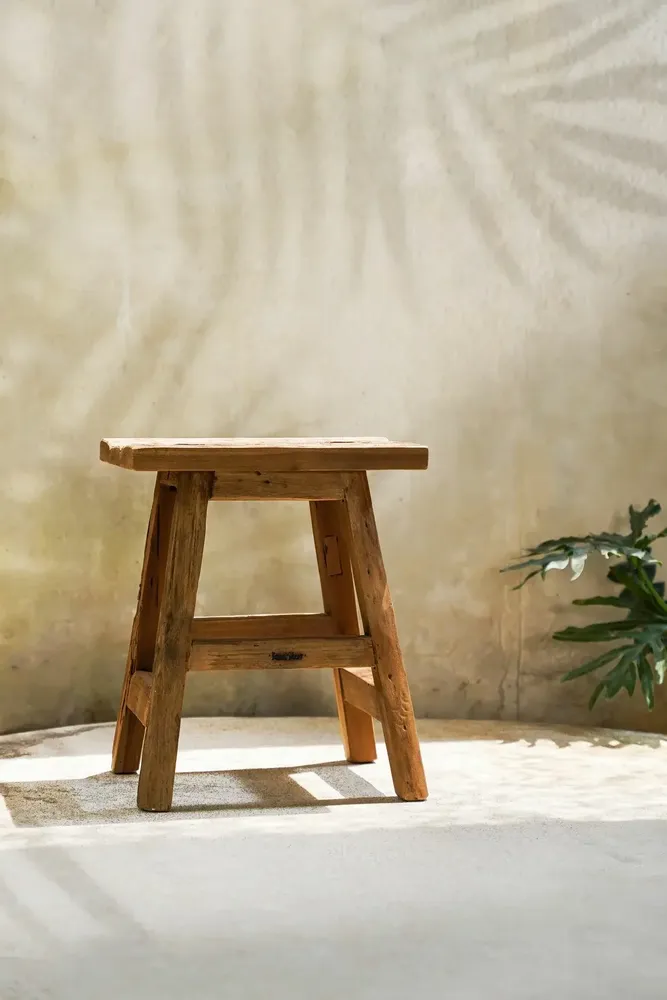 Tabourets - Tabouret The Yoke, naturel, L - BAZAR BIZAR LIVING