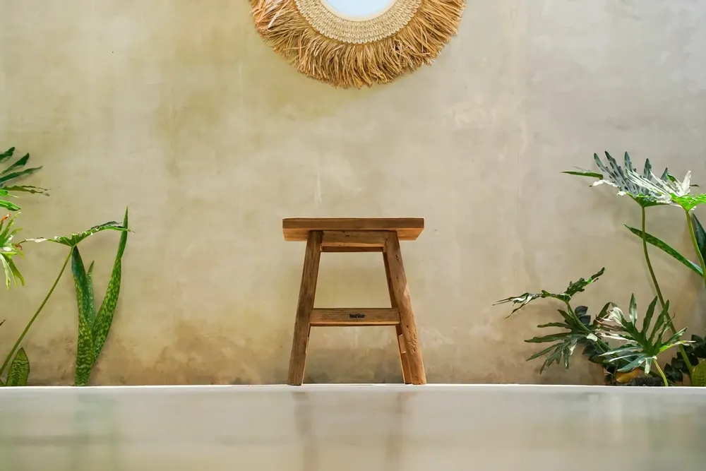 Tabourets - Tabouret The Yoke, naturel, L - BAZAR BIZAR LIVING