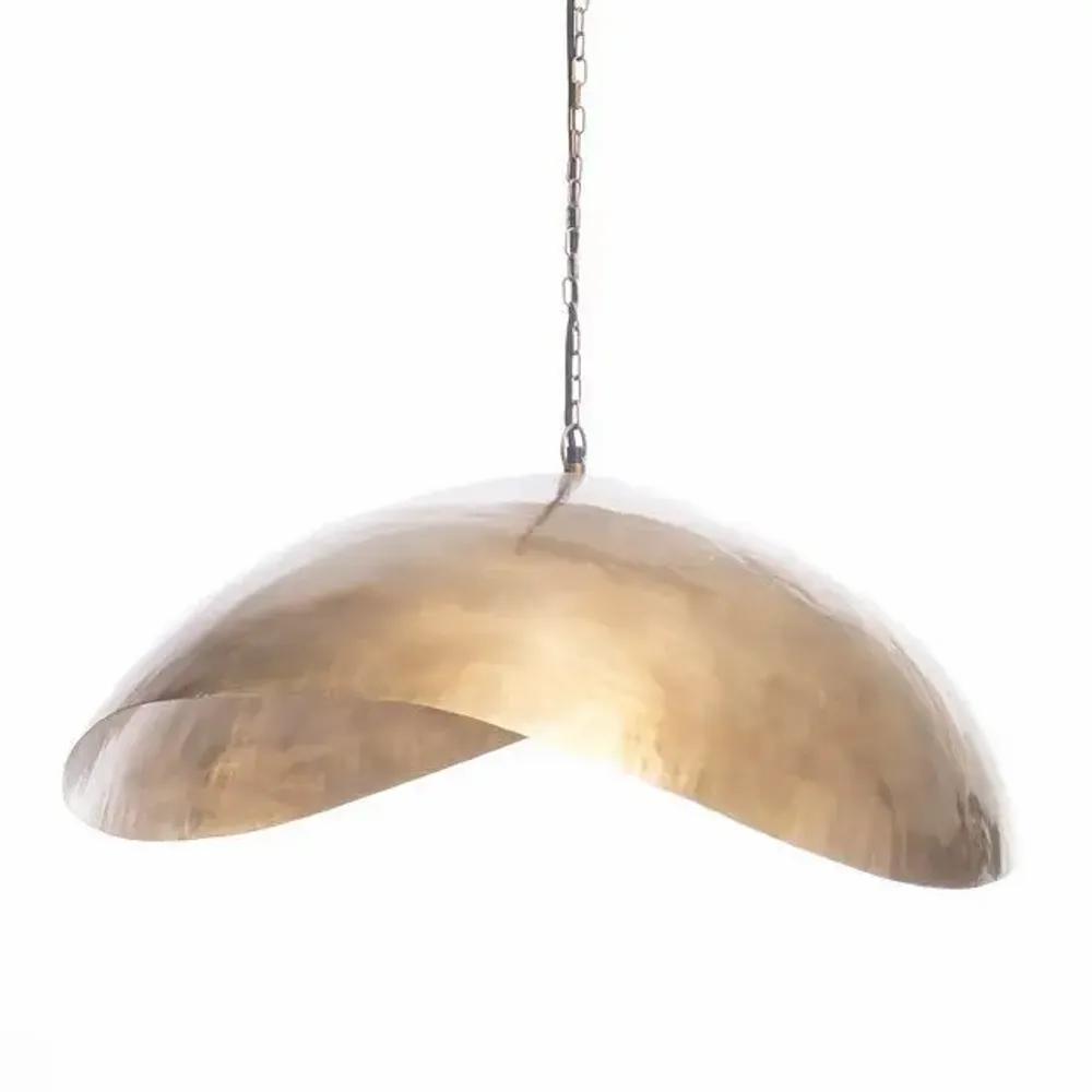 Hanging lights - The Fortune Cookie Pendant - Brass - XL - BAZAR BIZAR LIVING