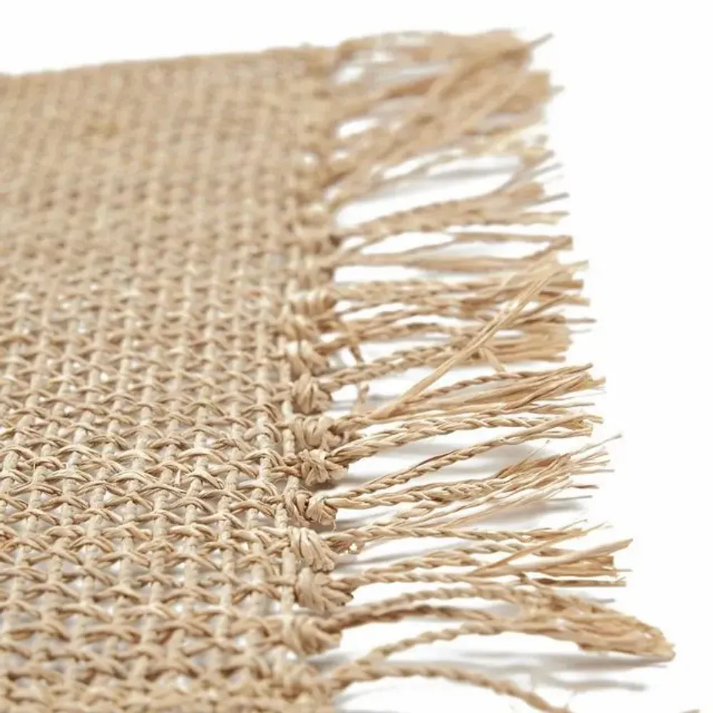 Sets de table - Le Tapis de Table en Herbe de Mer Isey - Naturel - BAZAR BIZAR LIVING