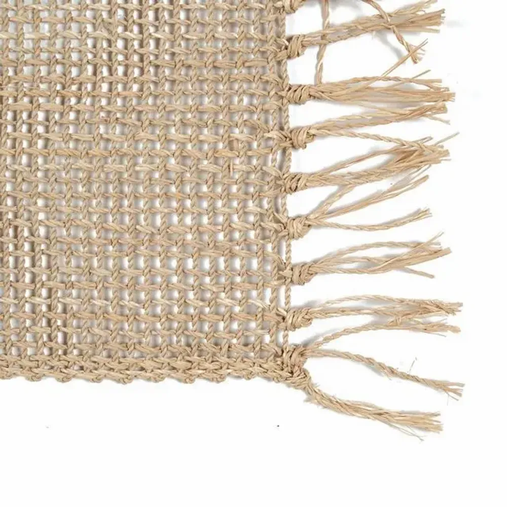 Sets de table - Le Tapis de Table en Herbe de Mer Isey - Naturel - BAZAR BIZAR LIVING